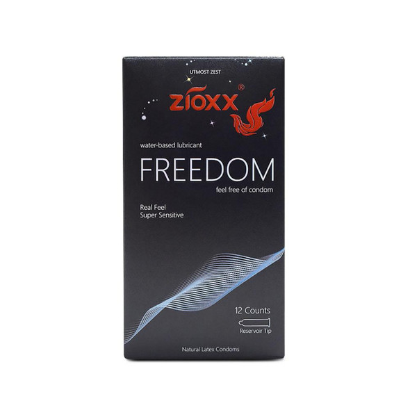 Buy Online Zioxx Freedom Water-Based Lubricant Condom