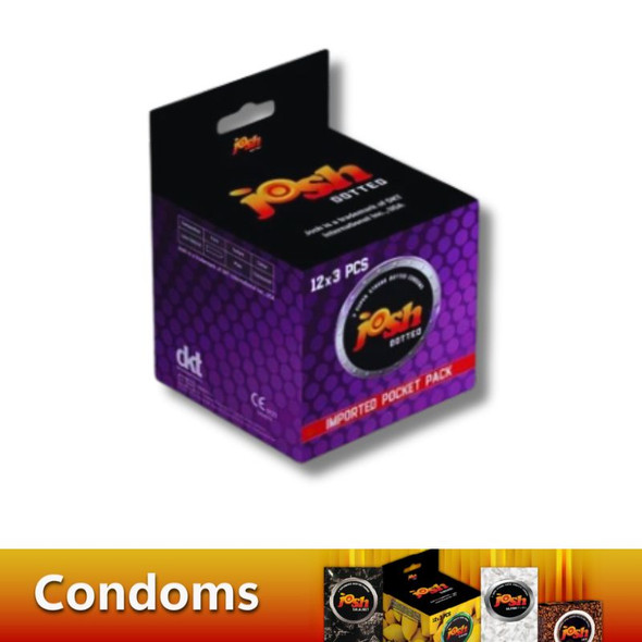 Buy Online JOSH Super Strong Dotted Condom Pakistan