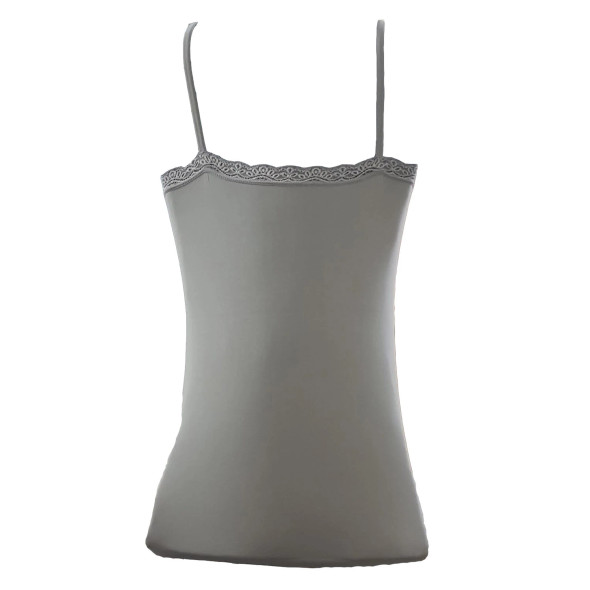 Grey stylish cotton Tank Top - for girls at Hiffey .pk