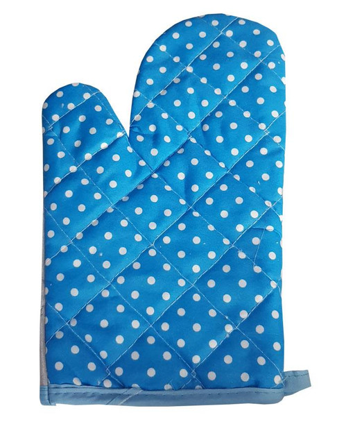 Polka Dots Blue Oven Glove at Hiffey .pk