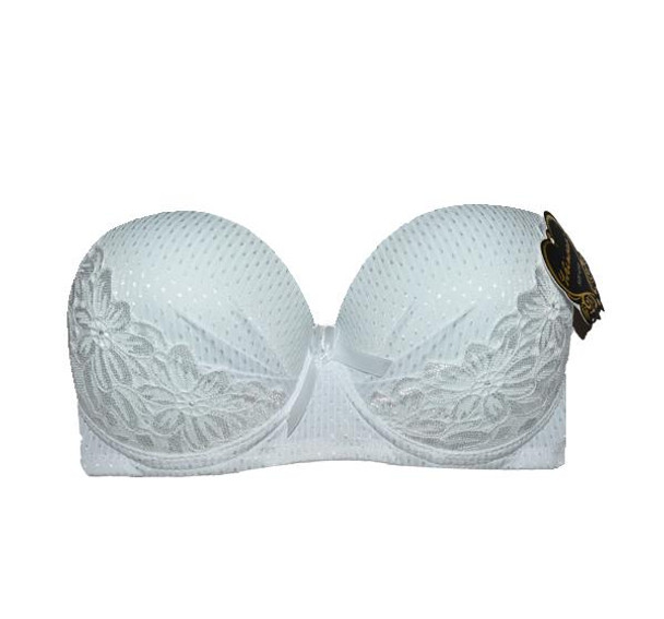 Bridal Collection Wired Push Up Padded Bra Panty Set for Women - White at Hiffey .pk