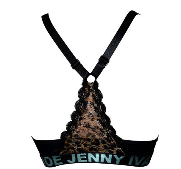Front Open Push Up Wired Padded Bra and Panty Set Leopard Printed at Hiffey .pk