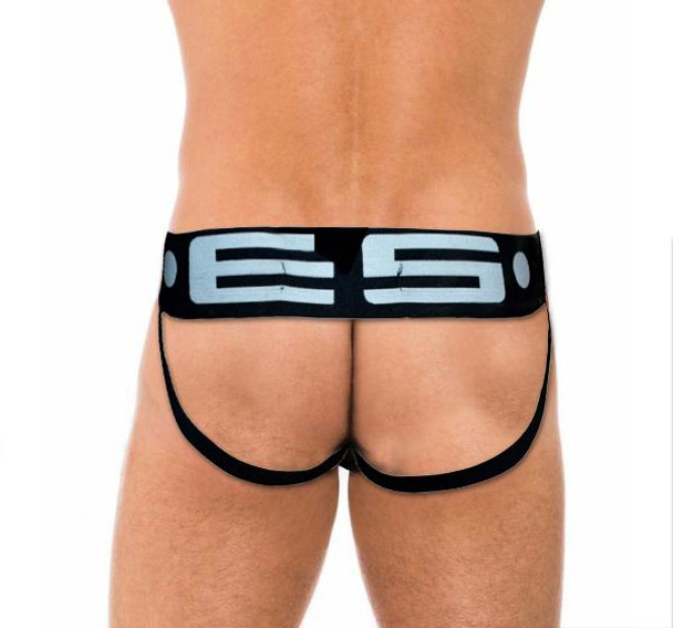 Men's Jockstrap Underwear Boxer Brief Shorts - Black ( Size XL )