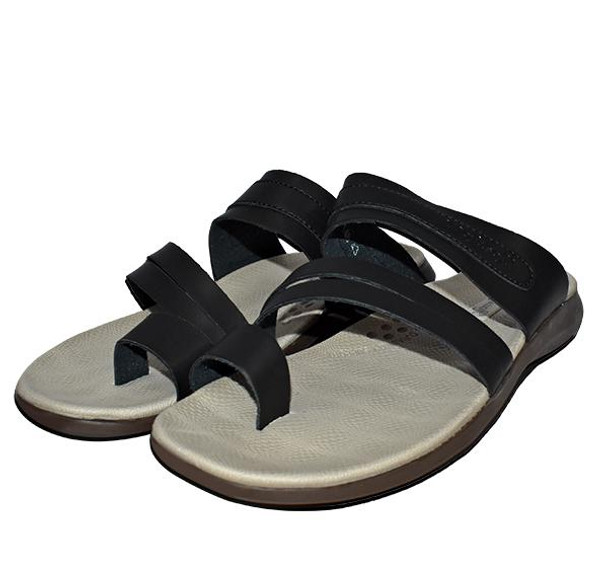 Men Comfortable Chappal - Black - Hiffey