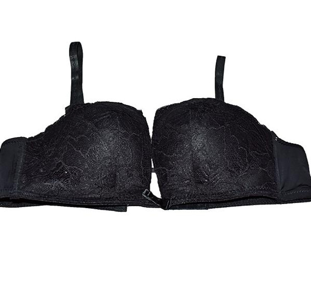 All New Wired Lingerie Push Up Padded Bra for Ladies - Black at Hiffey .pk