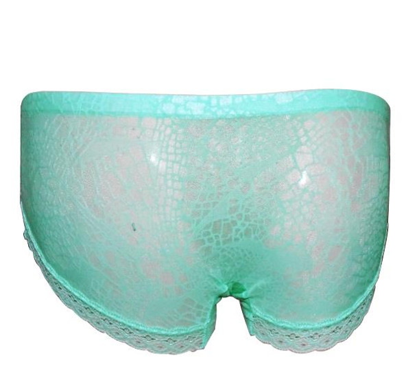 pakistan Green Pure Cotton Soft Transparent Lingerie Panty for Ladies at Hiffey .pk