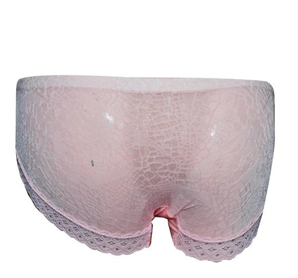 Pink Pure Cotton Soft Transparent Lingerie Panty for Ladies - Hiffey