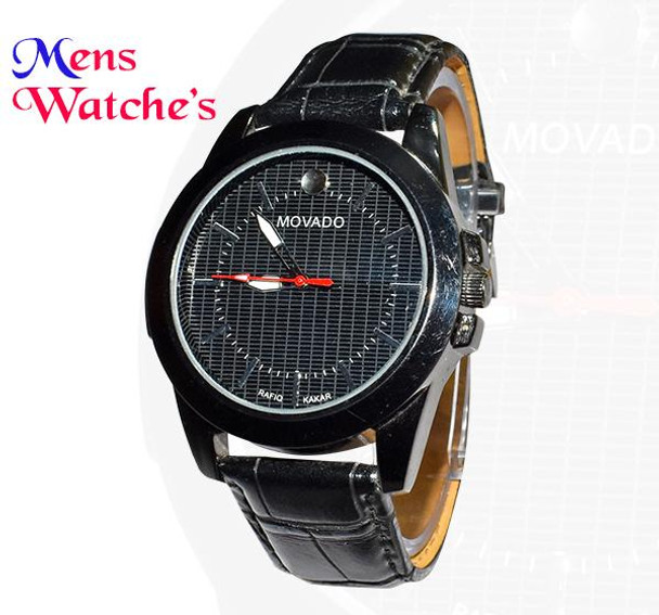 Movado Cobra Black Round Dial Watch for Men at Hiffey .pk