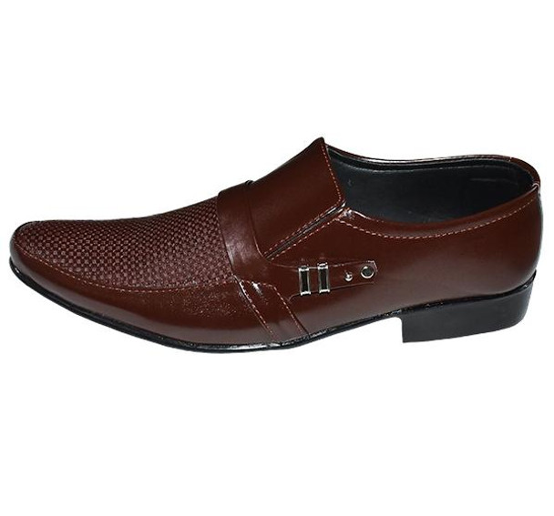 Luxury Classic Dress Shoes For Men - Chocolate Brown - Hiffey