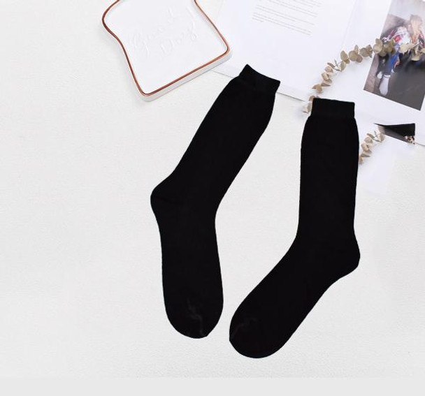 Comely Men Cotton Socks - Black - Hiffey