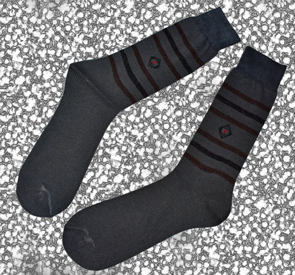 Total Standard Cotton Socks For Men - Gray at Hiffey .pk