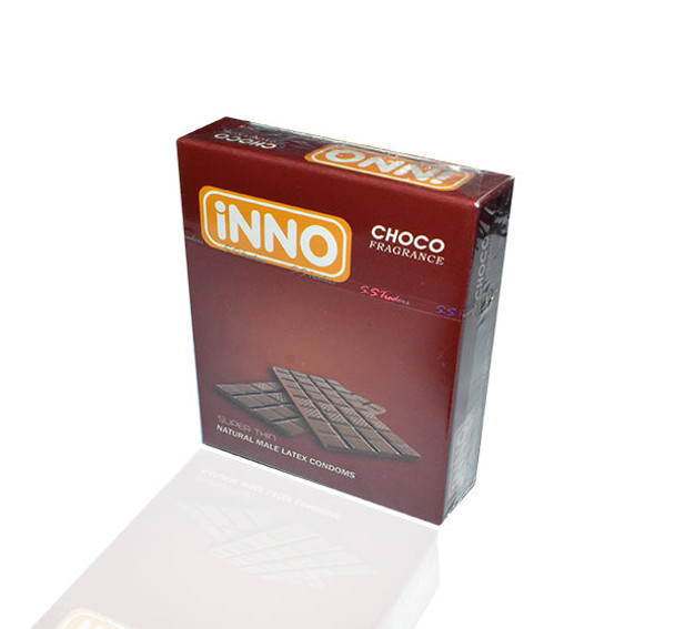 iNNO Choco Flavoured Condoms - Pack of 3 at Hiffey .pk