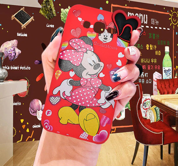 Mickey Mouse Multiple Samsung Galaxy Mobile Back Covers - Red - Hiffey