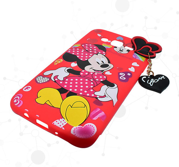 Mickey Mouse Multiple Samsung Galaxy Mobile Back Covers - Red - Hiffey
