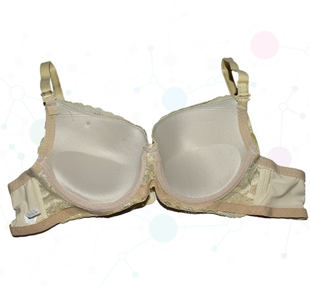Fully Floral Lace Padded Wired Bra & Panty Set - Cream