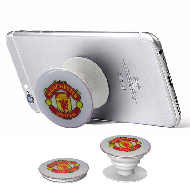 Pop Socket Manchester United Logo - White - Hiffey