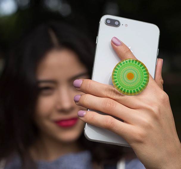 Aztec Mandala Pop Socket - Green at Hiffey .pk