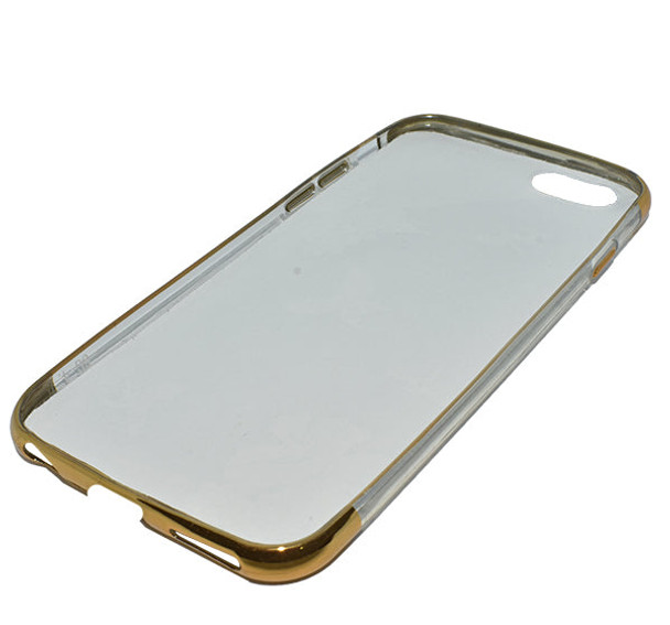 Apple Iphone 6 Shiny Textured Mobile Back Cover - Golden - Hiffey