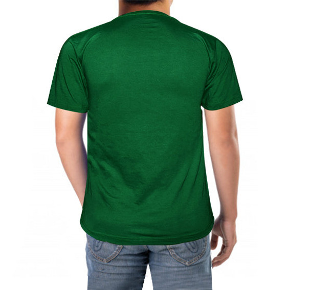 Pakistani Flag Printed T-Shirt For Men's - Dark Green - Hiffey