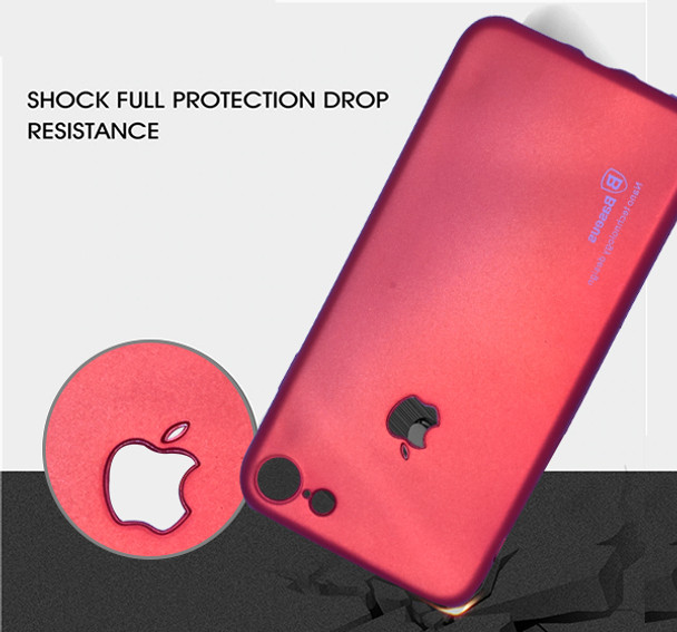 Apple Iphone 7 Simple Back Cover - Red at Hiffey .pk