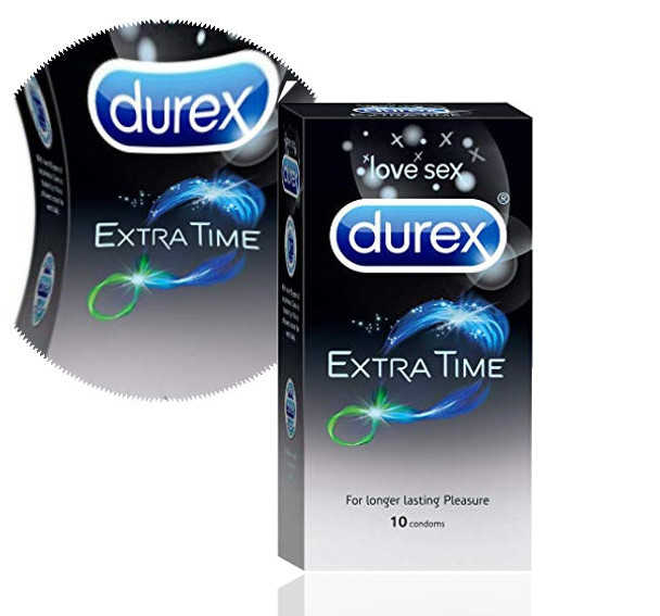 Durex Love Sex Extra Time Long Lasting Condoms - Pack Of 10 at Hiffey .pk