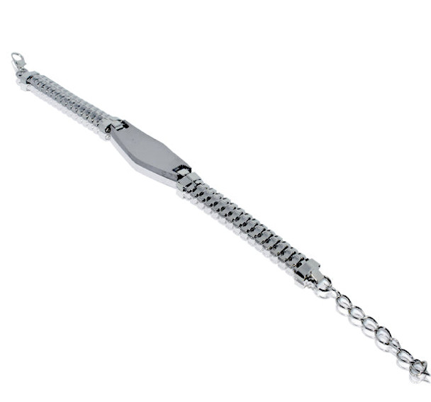 Stainless Steel Wish Bracelet For Men - Silver - Hiffey