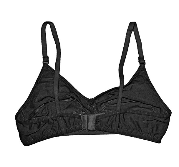 Soft Cotton Light Weight Non Padded Bra - Black