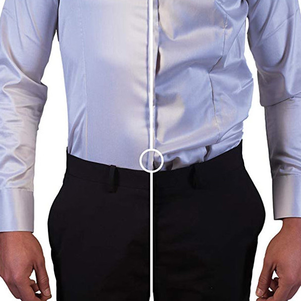 Shirt Stays Clip Belt For Men - Black - Hiffey