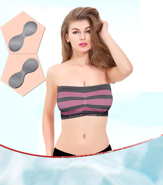 New Stylish Strapless Padded Bra For Women - Hiffey