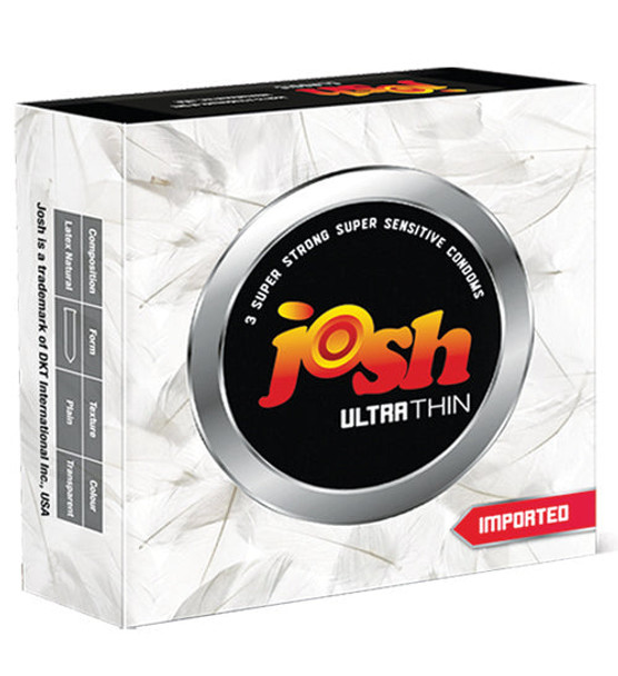 Josh Ultra Thin Condoms - 3s at Hiffey .pk