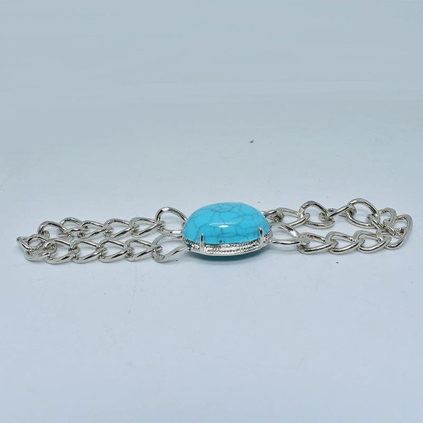 Firoza Silver bracelet salman khan bracelet firoja stone in silver chain  bracelet turquoise Silver bracelet