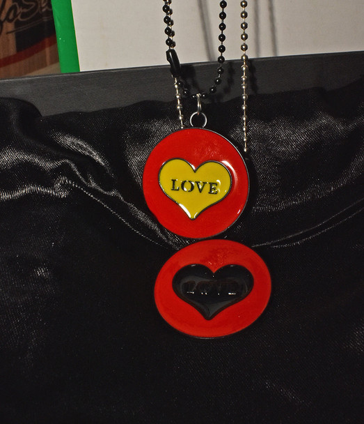Love Heart Couple Necklace For Boys - Hiffey