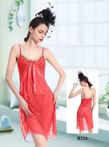 Lacey Velvet Short Nighty For Women - R151 at Hiffey .pk