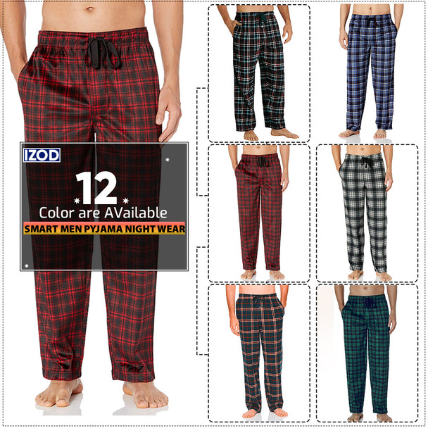 Smart Men's Silky Fleece Sleep Pant Pajama Bottom by IZOD at Hiffey .pk