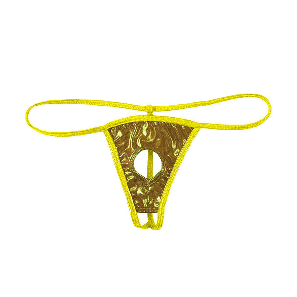 Men's Thong G-strings Sexy Penis Hole Underwear - Hiffey