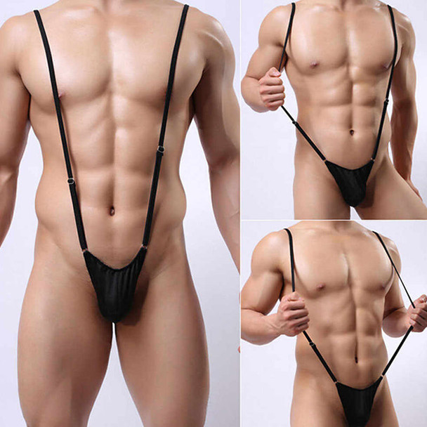 Men's Shoulder Strip Thong String Underwear - Hiffey