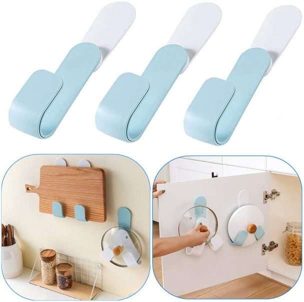 Wall Mounted Self Adhesive Pot Lid Holder at Hiffey .pk