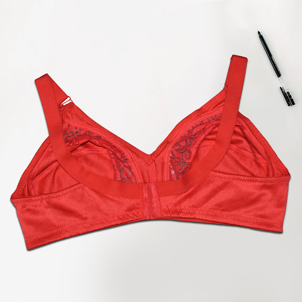 Gorgeous Red Plus Size  Non Padded Bra For Women