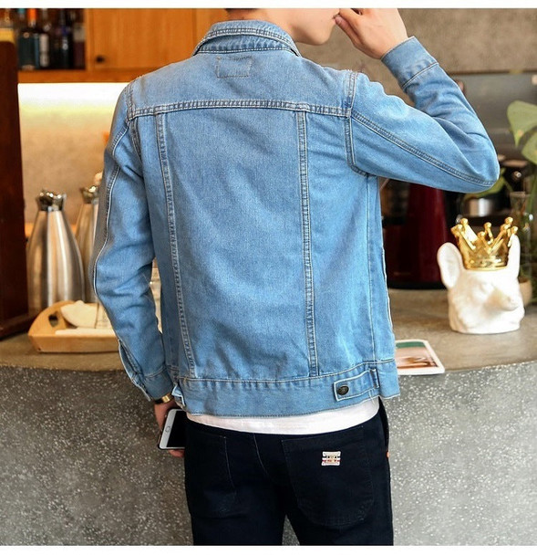 Navy Blue Denim Jacket Unisex - Winter collection - Hiffey