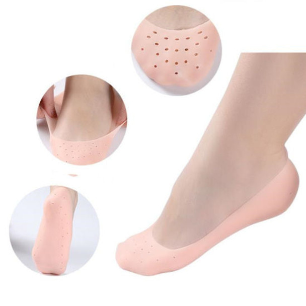 Anti Crack Foot Protector Silicone Socks - Hiffey