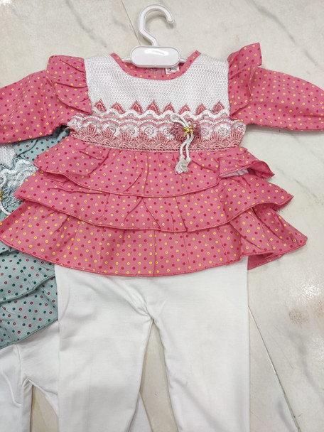 New Born baby girl suit 2 pcs 3-6 months