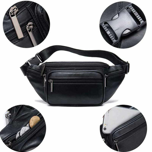 3 in 1 Original Leather Belt Pouch For Men And Women waist packs Hajj and Umrah performing belt Leather Travel Waist Bag for Mobile Money & documents at Hiffey .pk