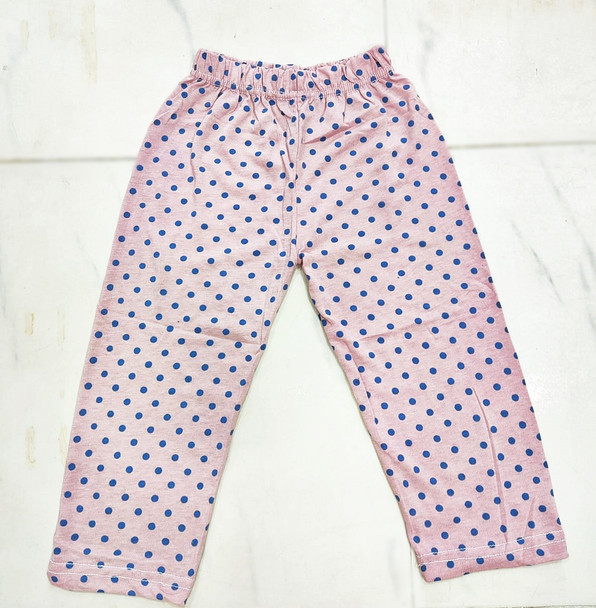 kids night suits T-Shirt & Pajama Printed Lounge Wear Night Suit For Boys & Girls - Peach