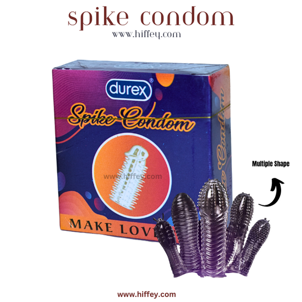 Durex Crystal Silicone Spike Reusable & Washable Condom at Hiffey .pk