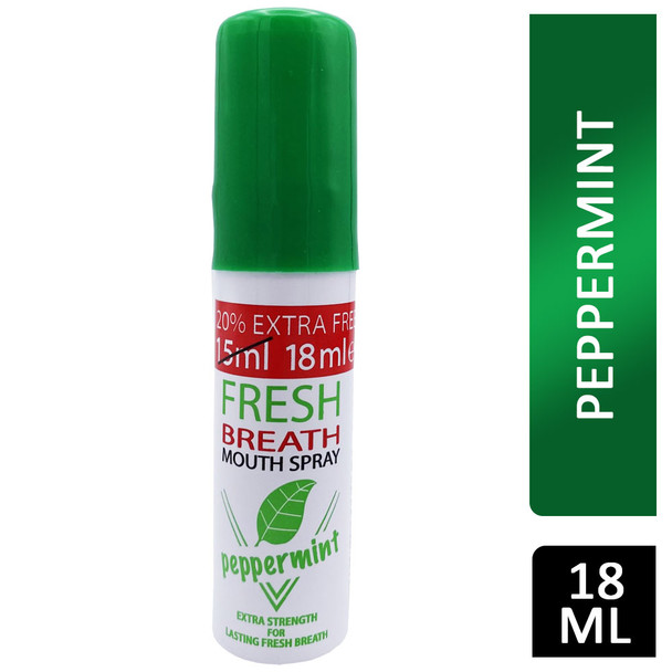 Fresh Breath Peppermint Mouth Spray-18 ml at Hiffey .pk