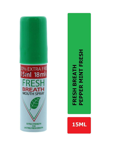 Fresh Breath Peppermint Mouth Spray-18 ml at Hiffey .pk