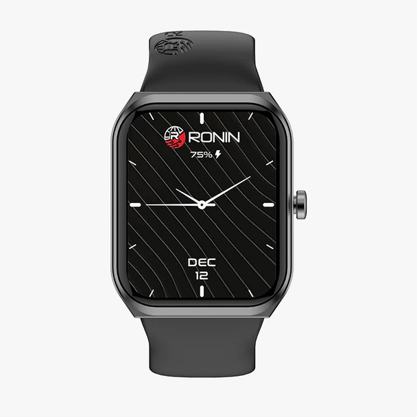 Side profile of the Ronin Smart Watch, showcasing its slim design