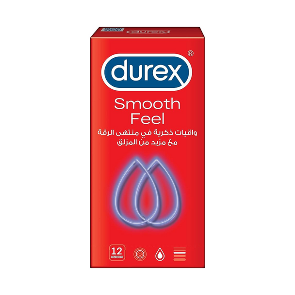 Durex Smooth Feel Condoms for Men - 12s at Hiffey .pk
