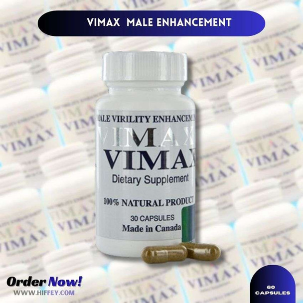 Vimax Male Virility Enhancement Herbal Supplement - 60 Capsules All Collection & Products Vimax