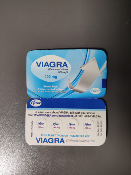 Pfizer Viagra Film Coated Sildenafil Tablets - 100mg